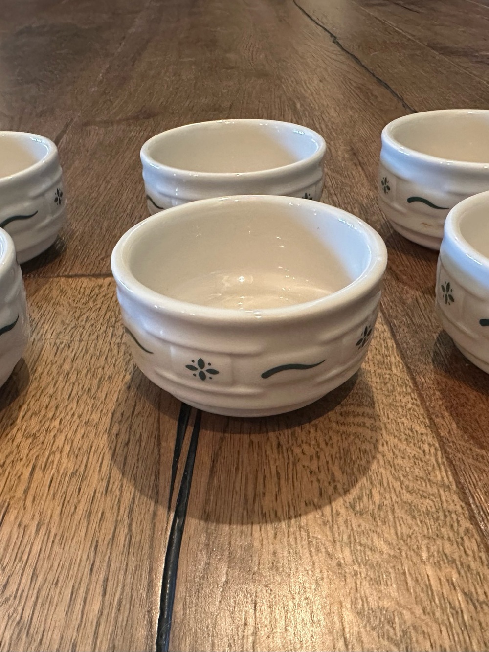 Longaberger Set of 6 Ramekin Bowls - Picture 10 of 11